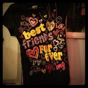 Best friend black tshirt